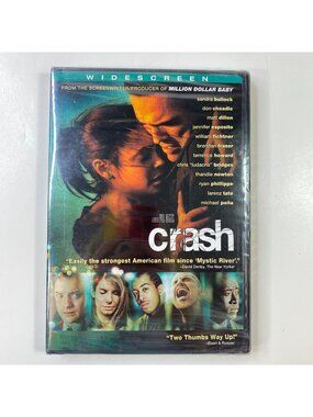 Crash 2004 DVD Widescreen Edition Sandra Bullock Don Cheadle Drama